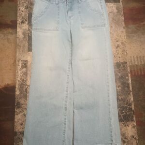 Blue Spice Light Wash Flare Jeans